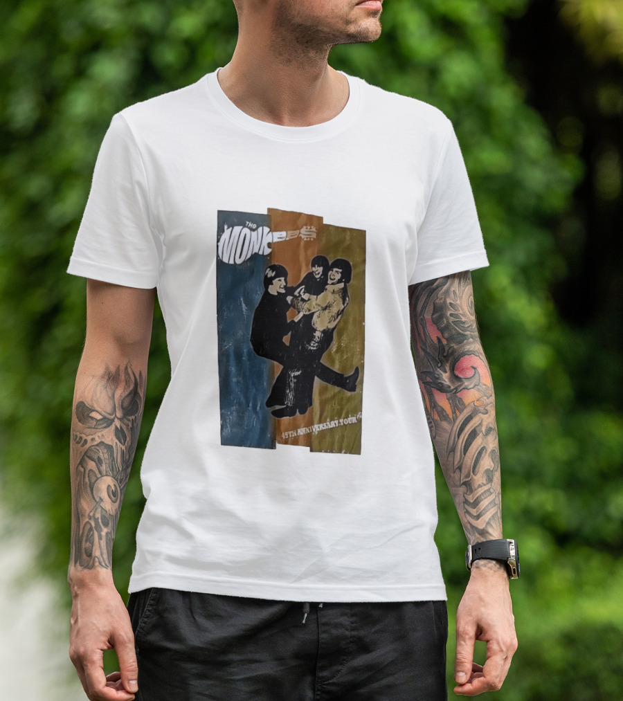 The Monkees 45th Anniversary Tour Vintage Band Celebration T-Shirt