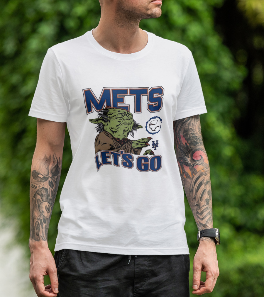 Mets Let's Go Yoda New Yorks Mets T-Shirt