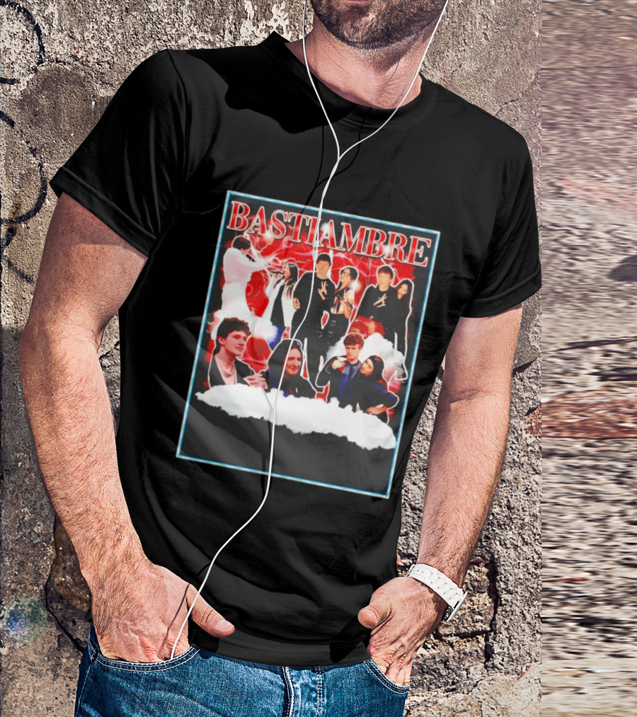 Bastiambre Movie Pop Culture Characters Collage T-Shirt