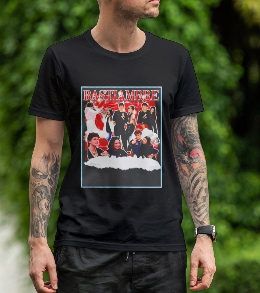 Bastiambre Movie Pop Culture Characters Collage T-Shirt