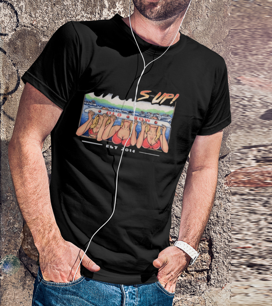 Old Row Shotski Girls S Up EST 2014 T-Shirt