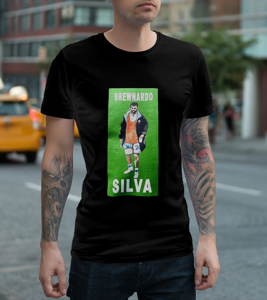 Brewnardo Silva Bernardo Silva Manchester City Football Star T-Shirt