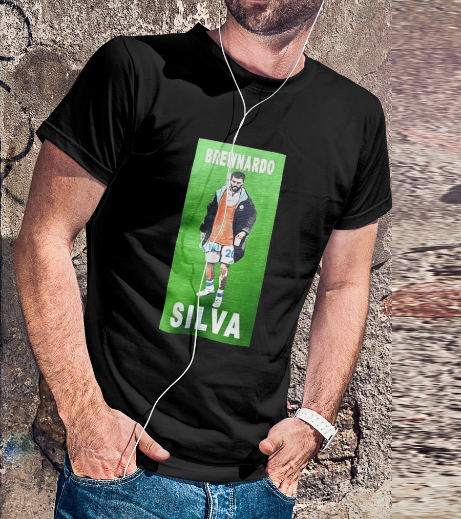 Brewnardo Silva Bernardo Silva Manchester City Football Star T-Shirt