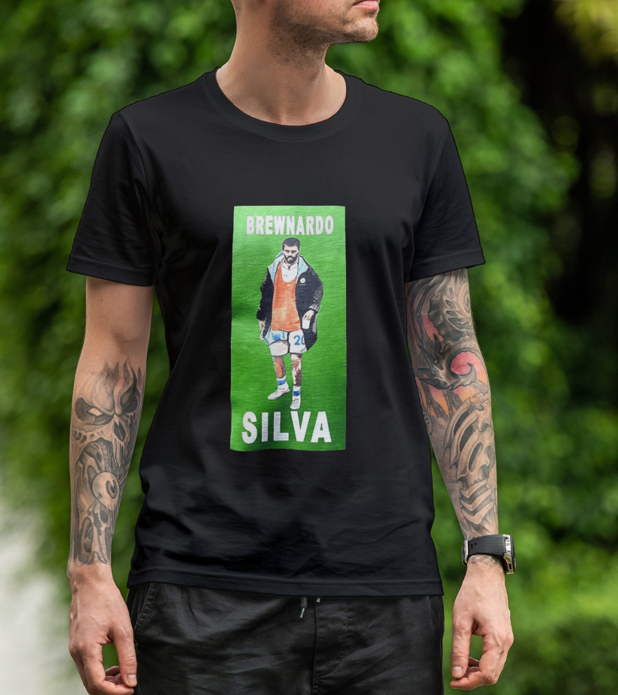 Brewnardo Silva Bernardo Silva Manchester City Football Star T-Shirt