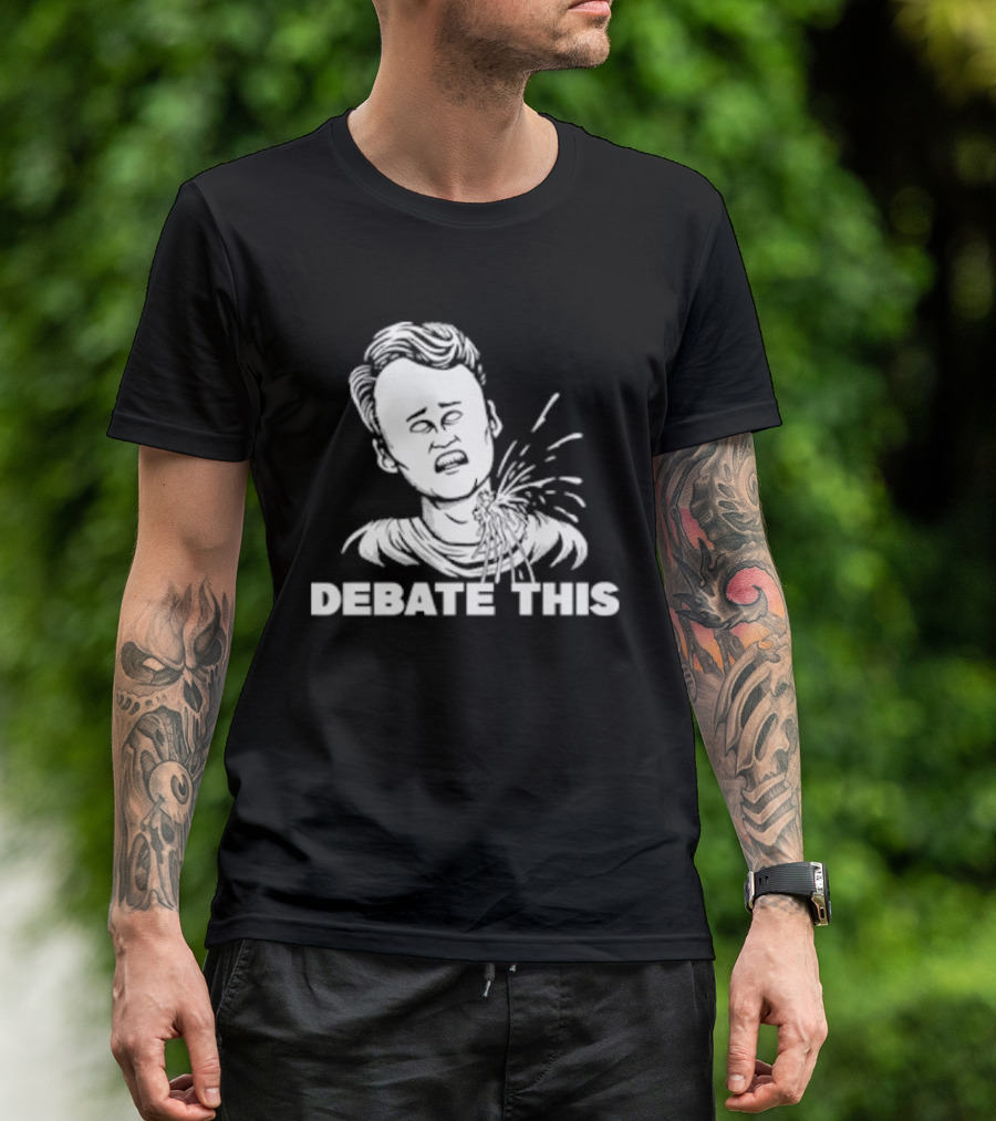 Charlie Kirk Debate This Explosion Head T-Shirt