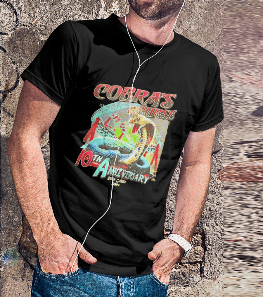 Cobra's Curse 10th Anniversary Busch Gardens Tampa Roller Celebration T-Shirt