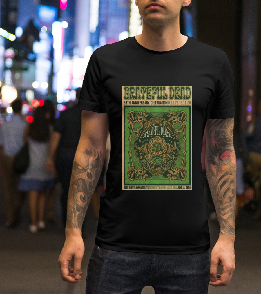 Grateful Dead 50th Anniversary Celebration Boston June 11 2026 T-Shirt
