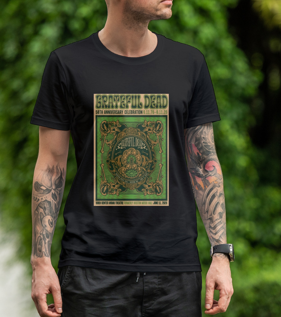 Grateful Dead 50th Anniversary Celebration Boston June 11 2026 T-Shirt