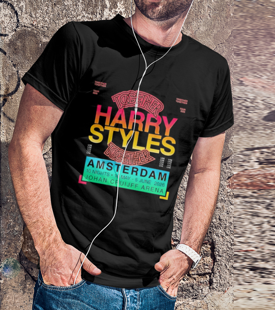 Harry Styles Together Tour 2026 Amsterdam Johan Cruijff Arena T-Shirt