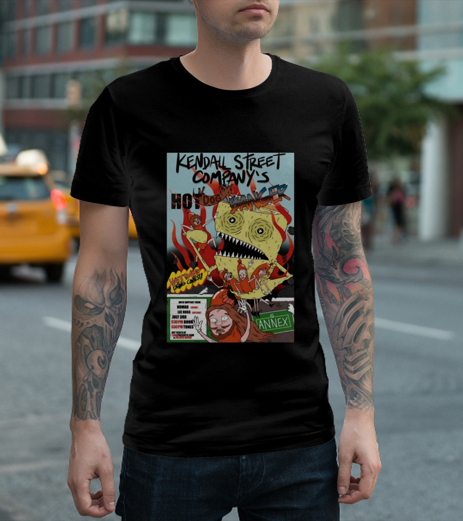 Kendall Street Company Hot Dog Banger The Annex Norfolk VA July 3 2026 Eating Contest T-Shirt
