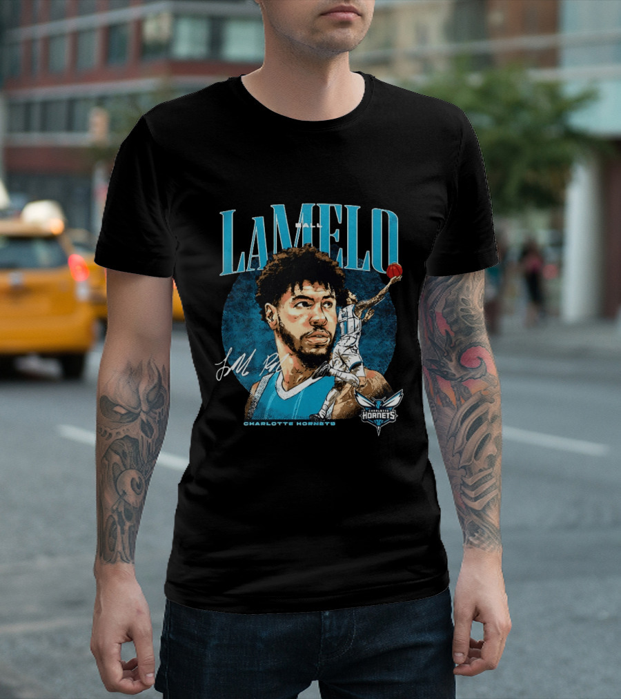 LaMelo Ball Charlotte Hornets NBA 2026 Player Signature Edition T-Shirt