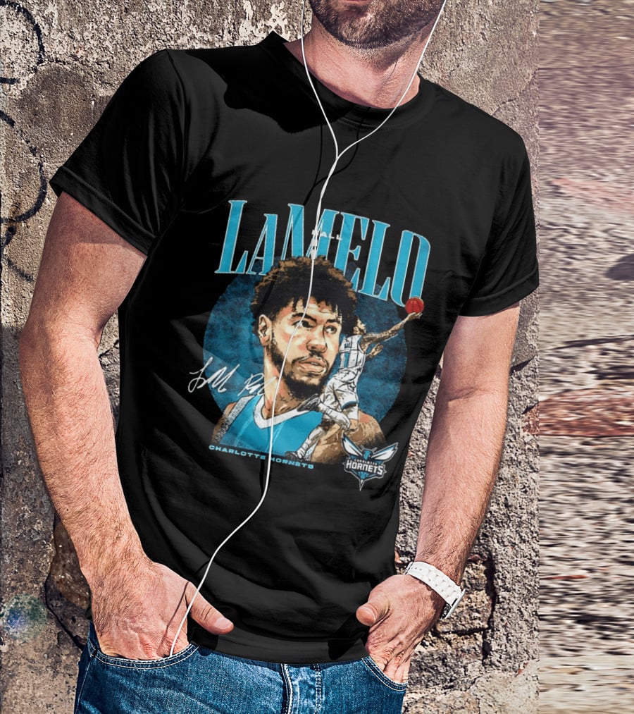 LaMelo Ball Charlotte Hornets NBA 2026 Player Signature Edition T-Shirt