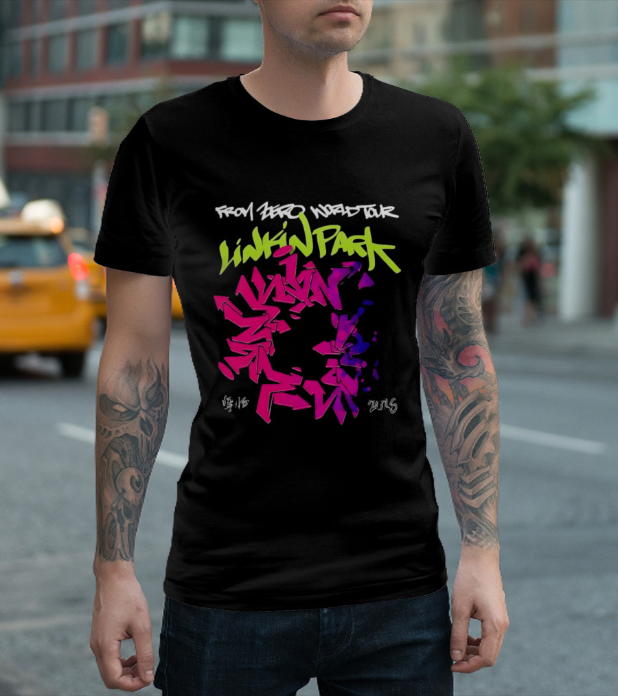 Linkin Park From Zero World Tour 2026 Graffiti T-Shirt