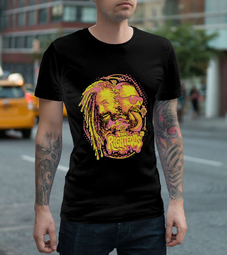The Righteous Psychedelic Neon Fusion T-Shirt