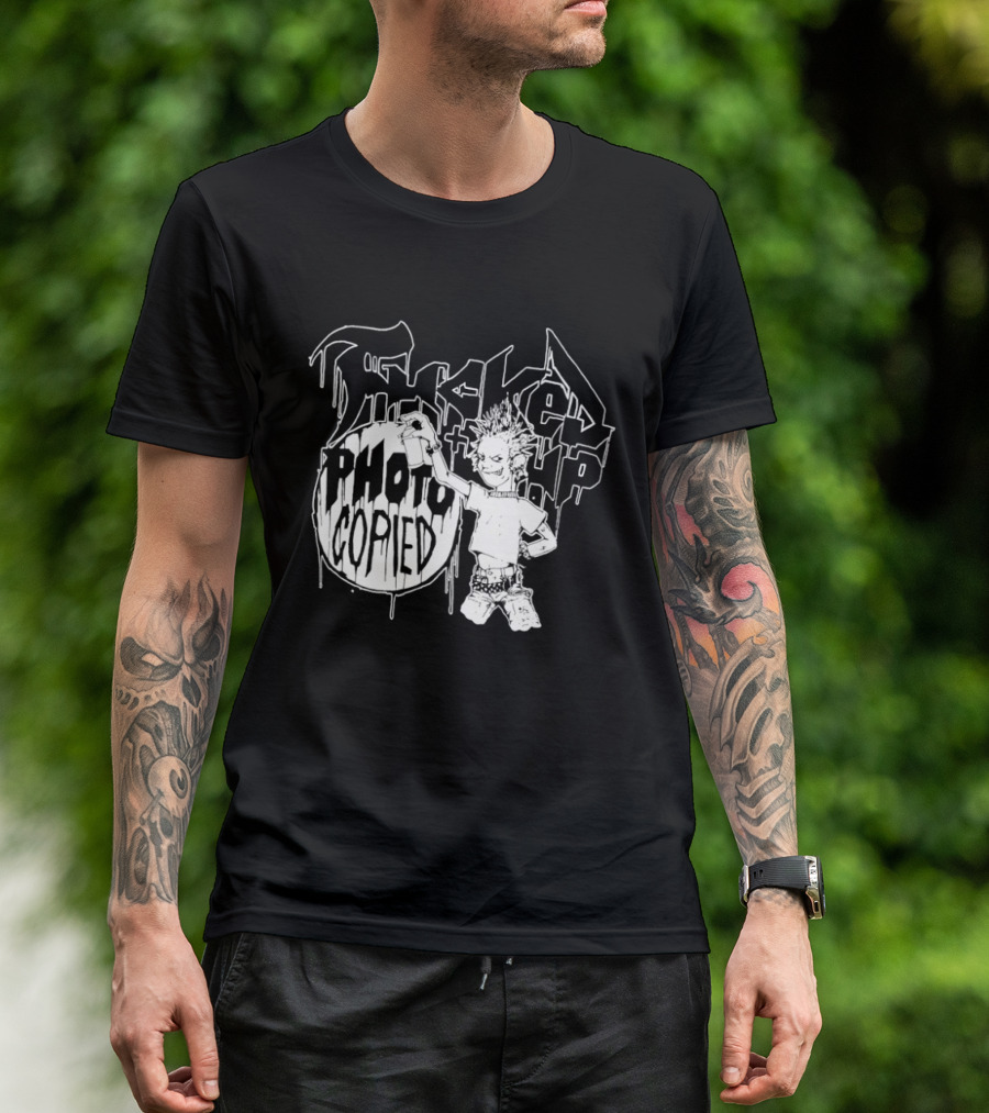 F'd Up Photocopied Undercover SS01 Graffiti Style Punk T-Shirt