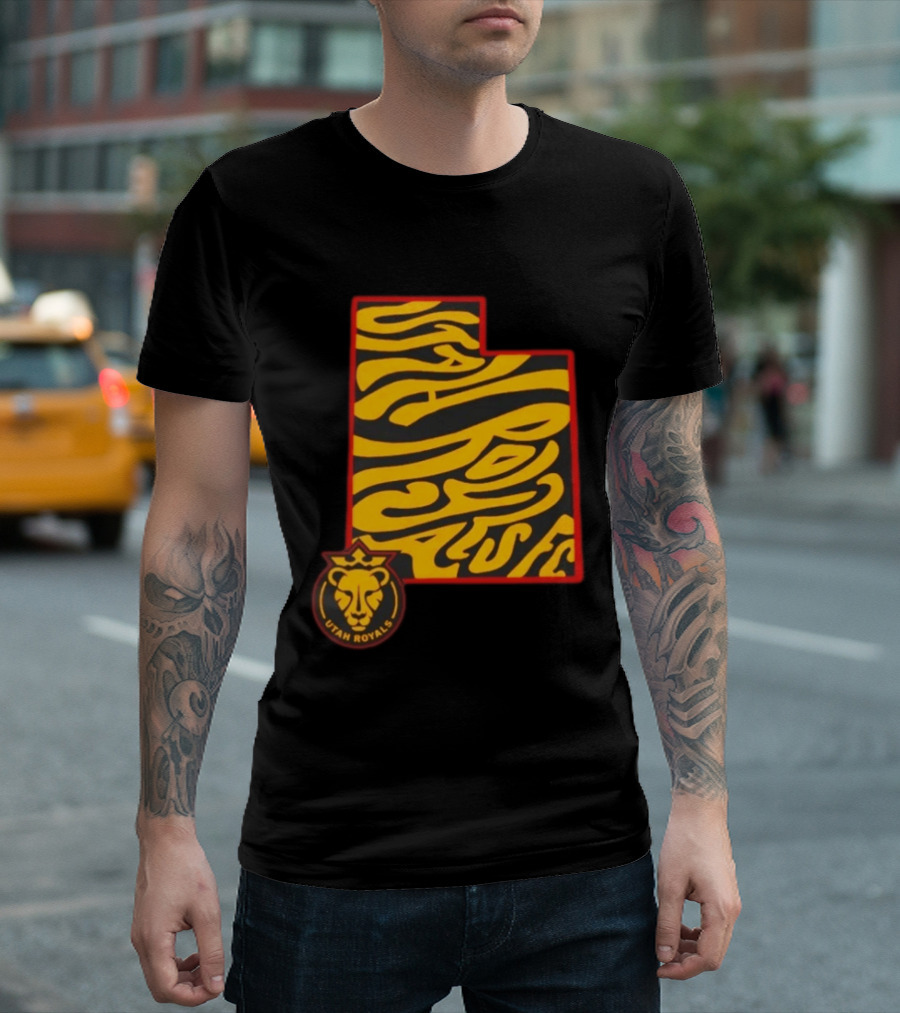 Utah Royals FC Groovy State Lion T-Shirt