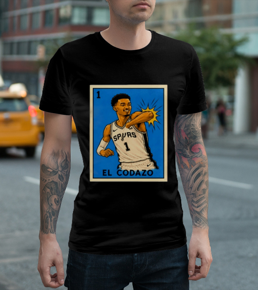Victor Wembanyama El Codazo San Antonio Spurs NBA 2026 T-Shirt