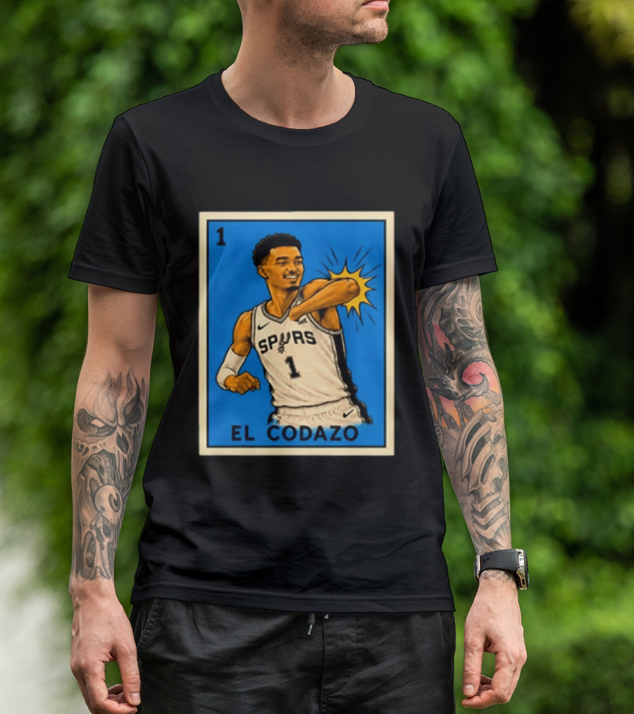 Victor Wembanyama El Codazo San Antonio Spurs NBA 2026 T-Shirt