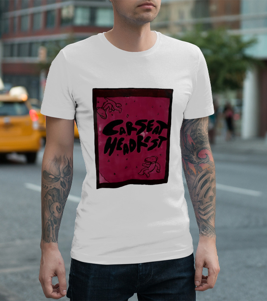 Car Seat Headrest Pink Alien T-Shirt
