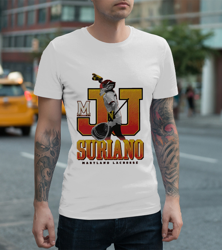 JJ Suriano Maryland Lacrosse M Sports Team T-Shirt
