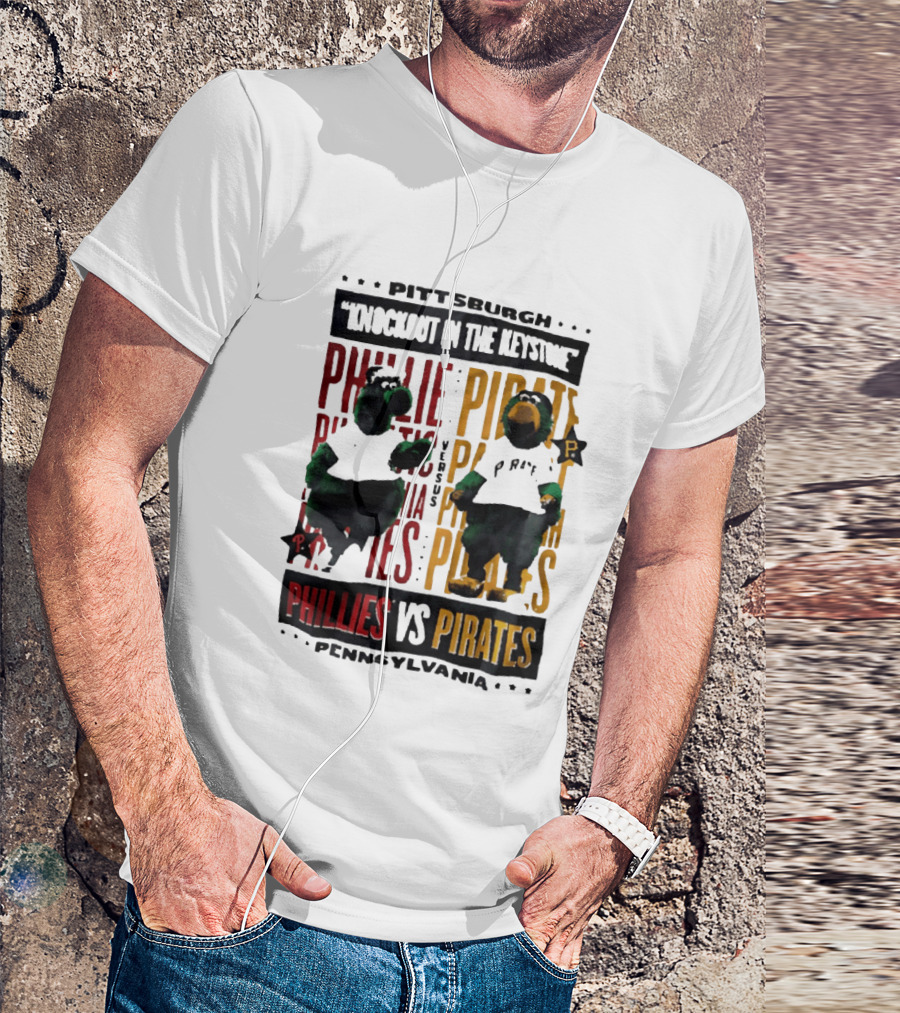 Pittsburgh Knockout In The Keystone Phillies Vs Pirates Pennsylvania T-Shirt