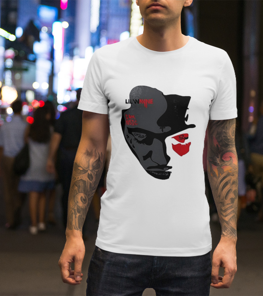 Lil Wayne I Am Music Sorry 4 The Wait Face T-Shirt