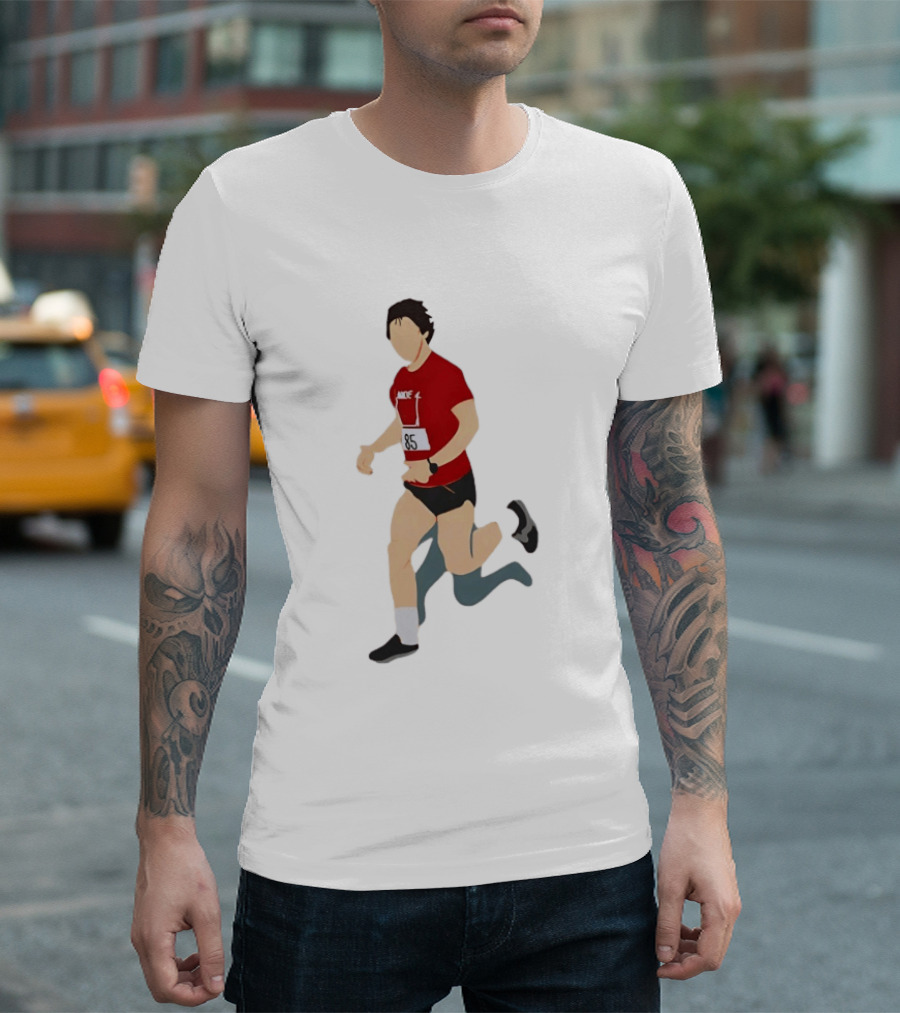 Nike 85 Marathon Runner Athlete Racing Sport Performance T-Shirt