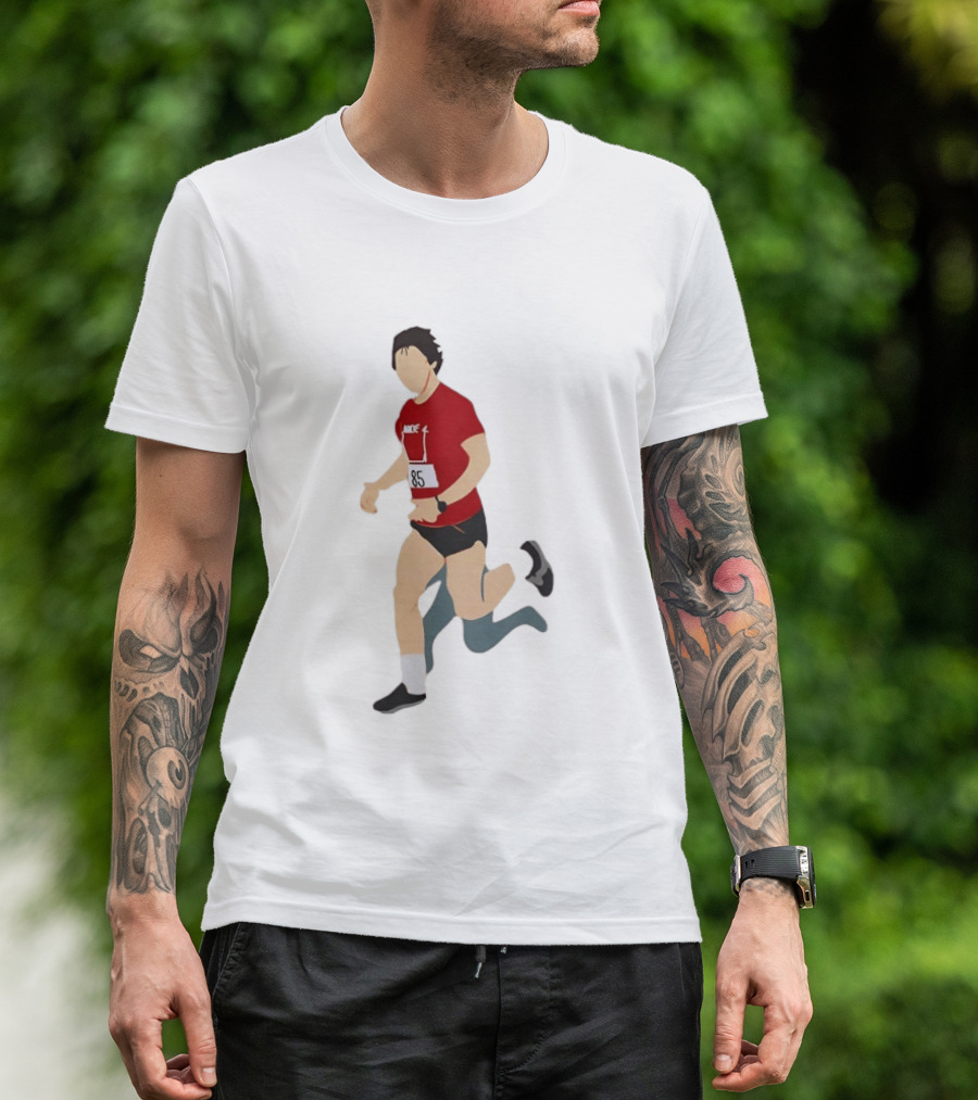 Nike 85 Marathon Runner Athlete Racing Sport Performance T-Shirt