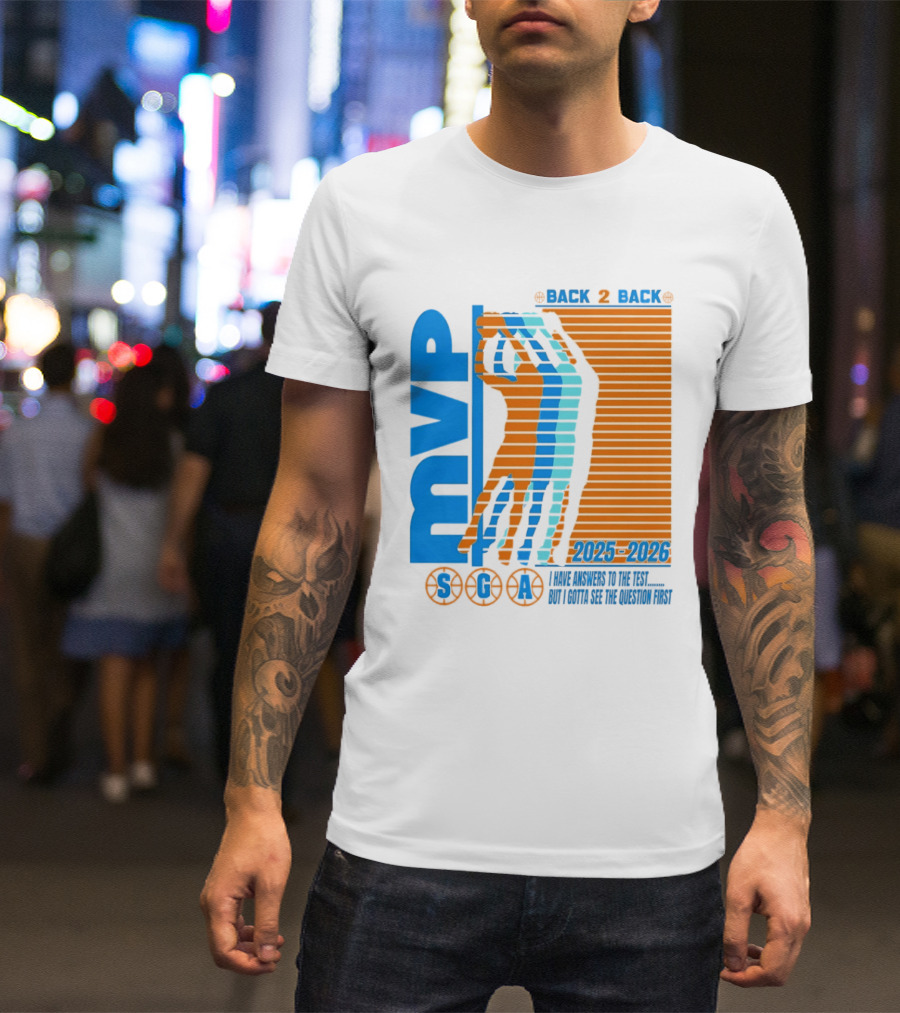 MVP Back 2 Back 2025 2026 SGA T-Shirt