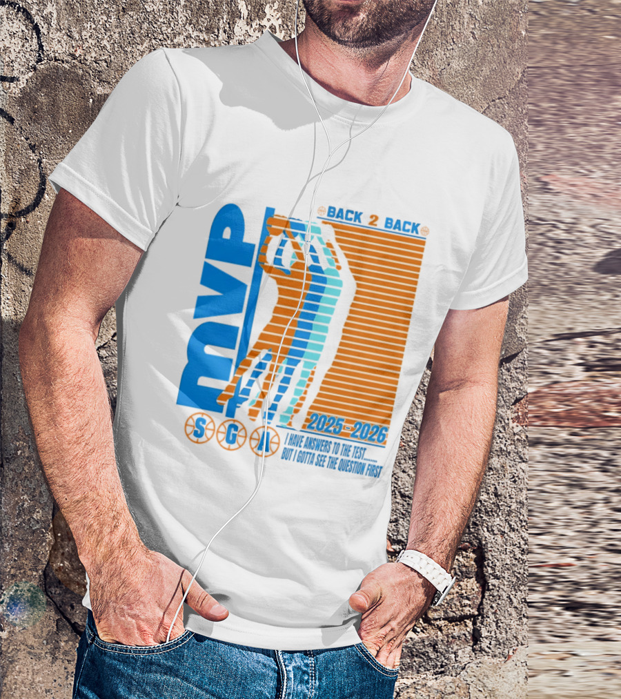 MVP Back 2 Back 2025 2026 SGA T-Shirt