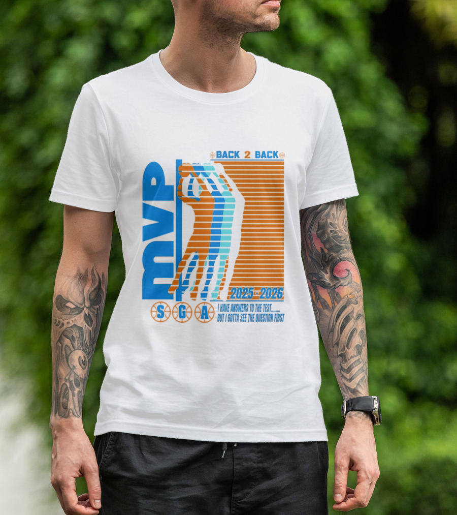 MVP Back 2 Back 2025 2026 SGA T-Shirt