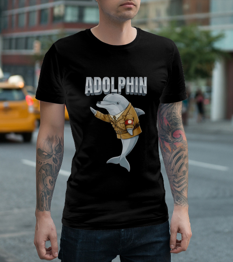 Adolphin Adolf Hitler Dolphin T-Shirt