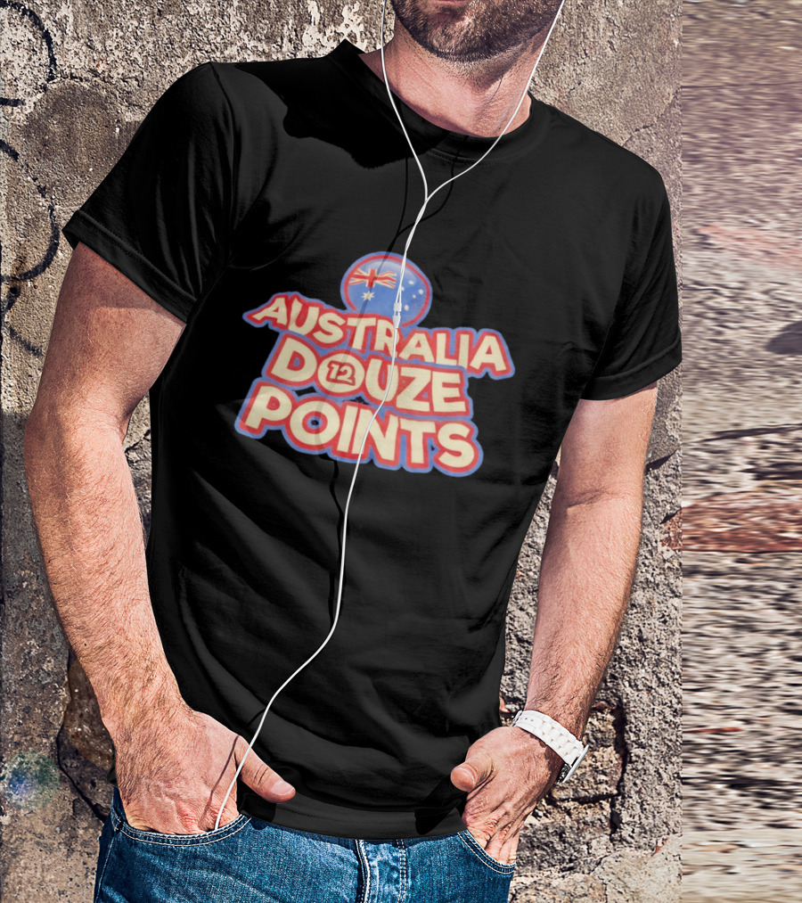 Australia Douze 12 Points Flag Circle Stars T-Shirt