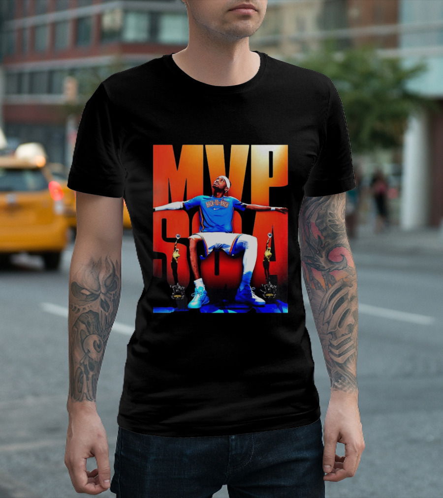 Back To Back MVP Shai Gilgeous Alexander 2026 SGA NBA T-Shirt