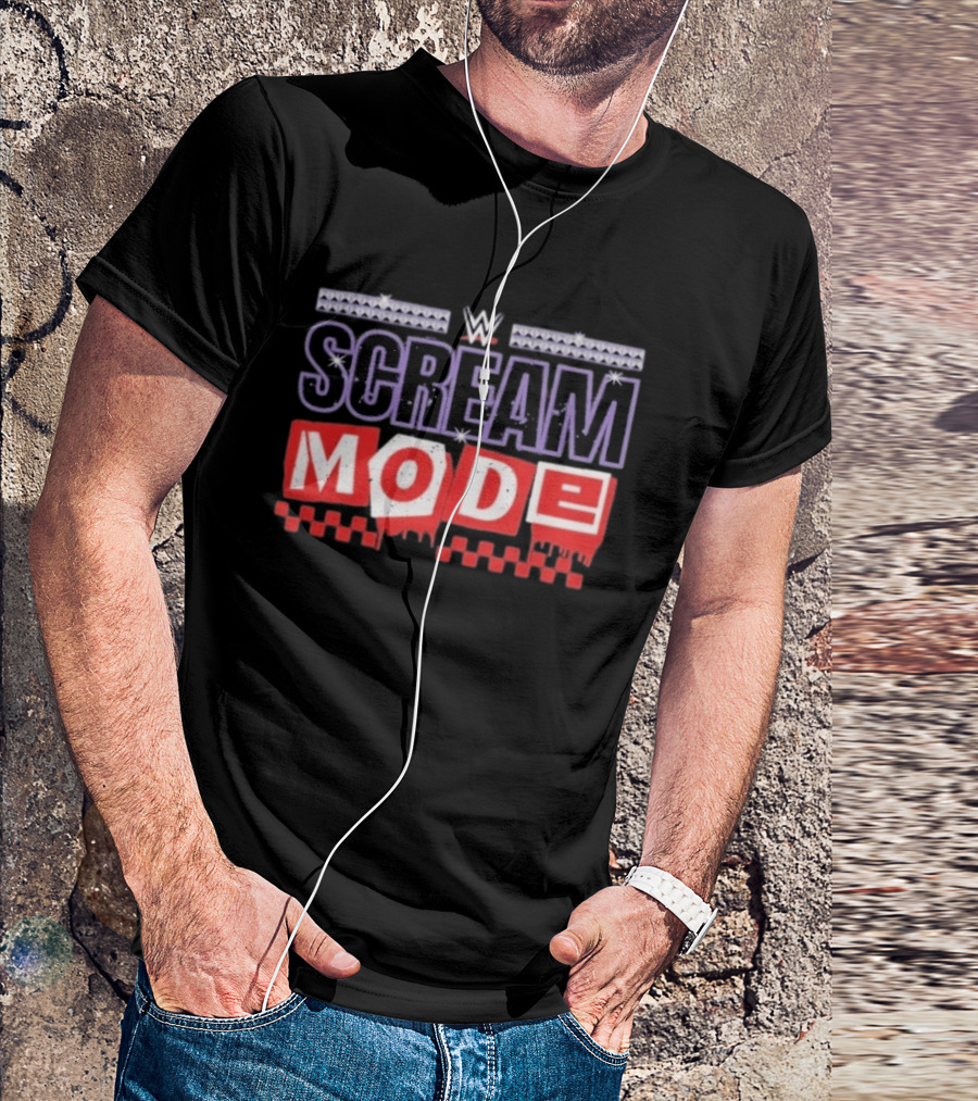 WWE Scream Mode Paige Brie Bella T-Shirt