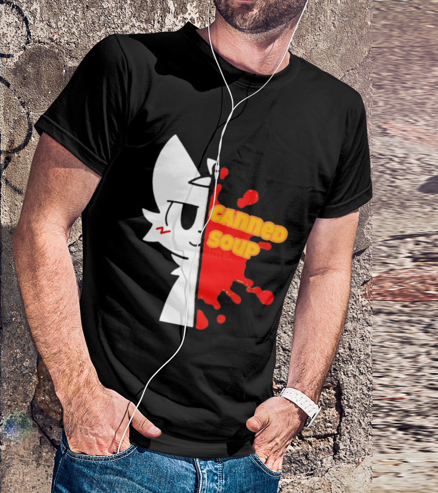 Boykisser Meme Canned Soup Splatter T-Shirt