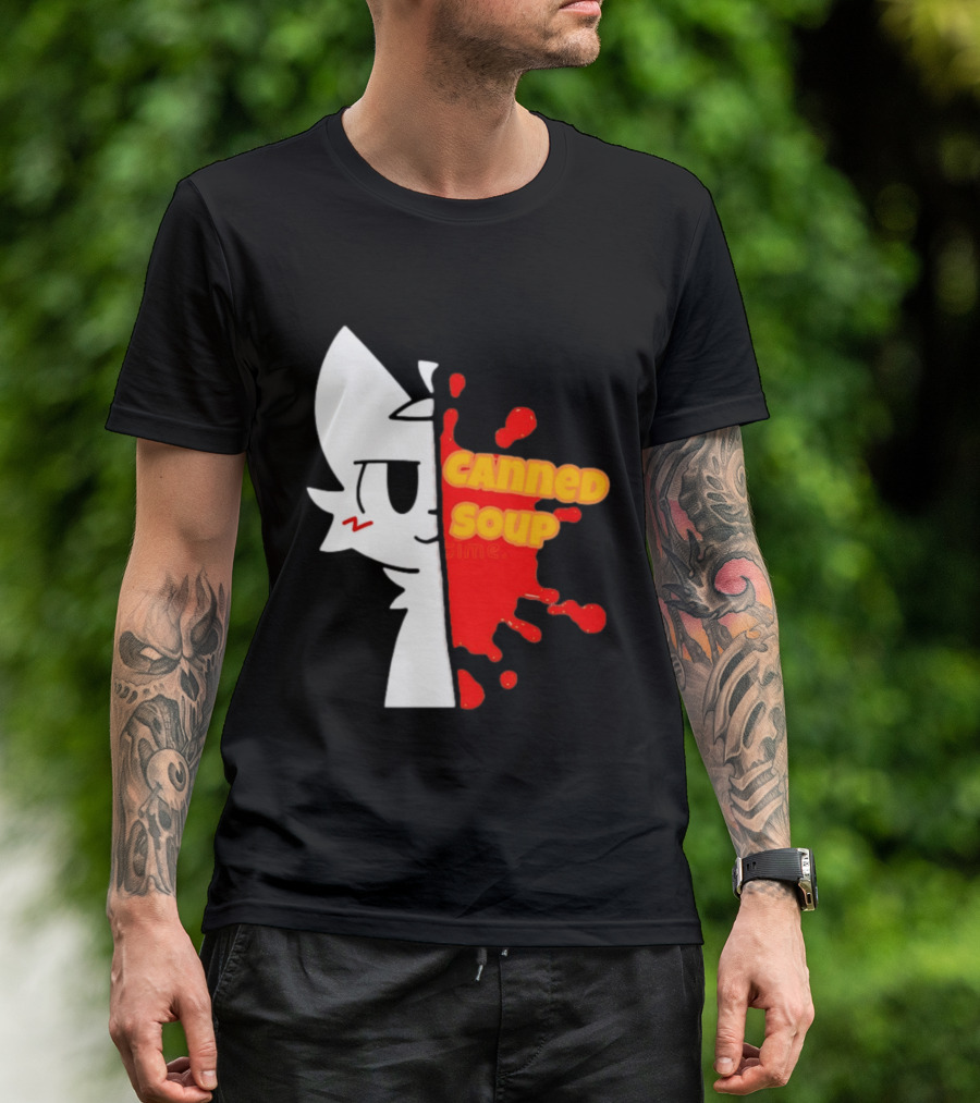 Boykisser Meme Canned Soup Splatter T-Shirt