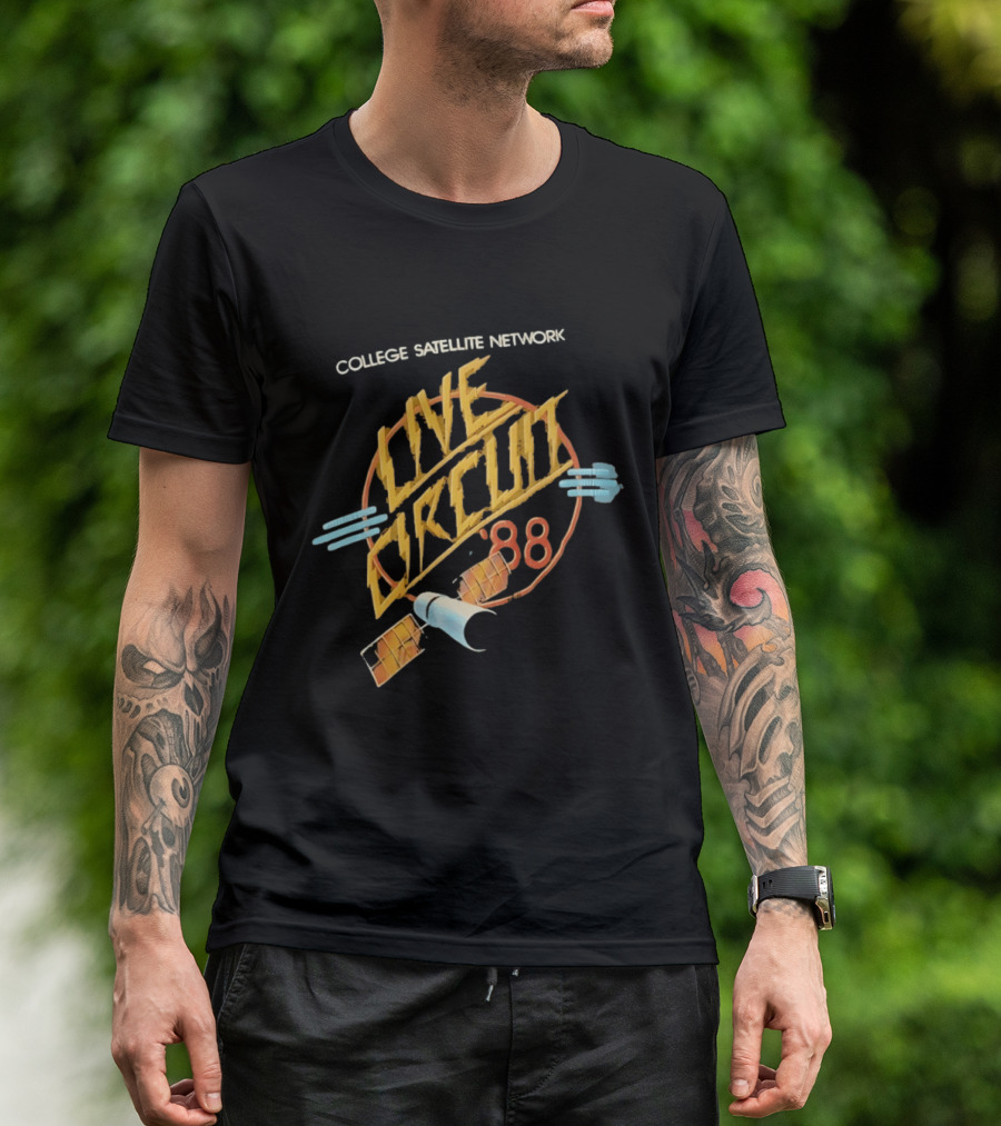 College Satellite Network Live Circuit 88 Vintage Space T-Shirt