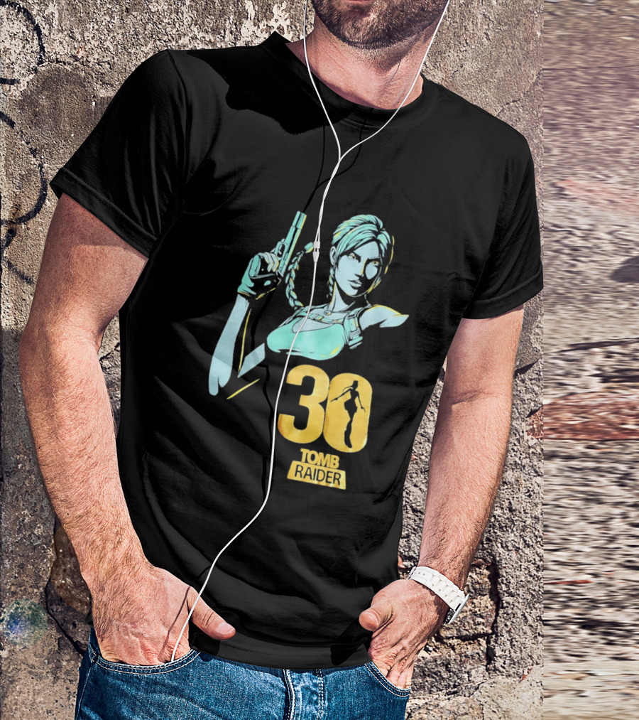 Lara Croft 30 Years Tomb Raider Anniversary T-Shirt