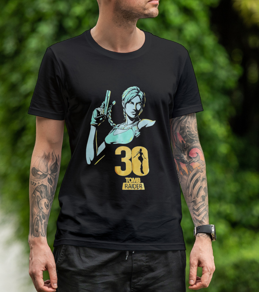 Lara Croft 30 Years Tomb Raider Anniversary T-Shirt