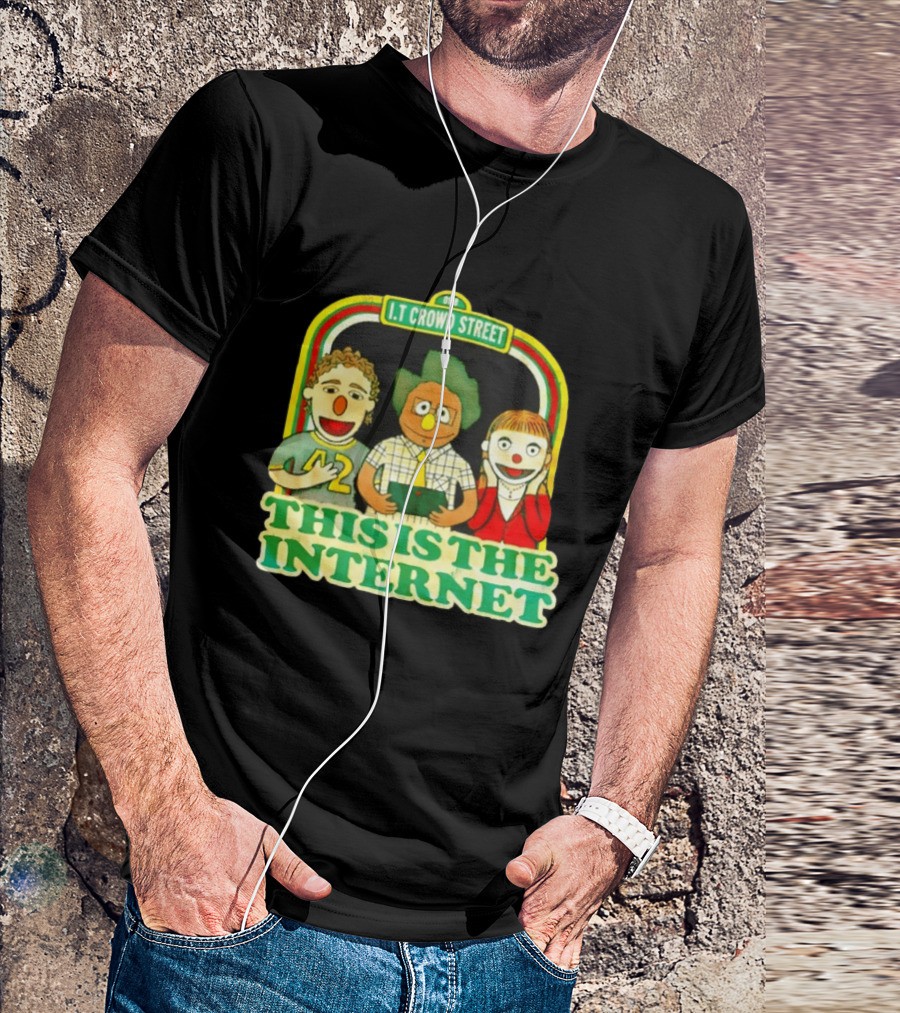 The IT Crowd Street This Is The Internet 0118 Muppet T-Shirt