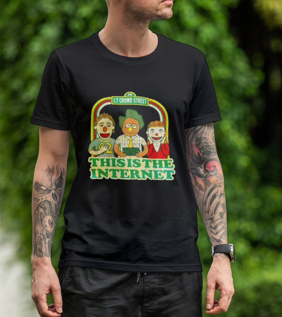 The IT Crowd Street This Is The Internet 0118 Muppet T-Shirt