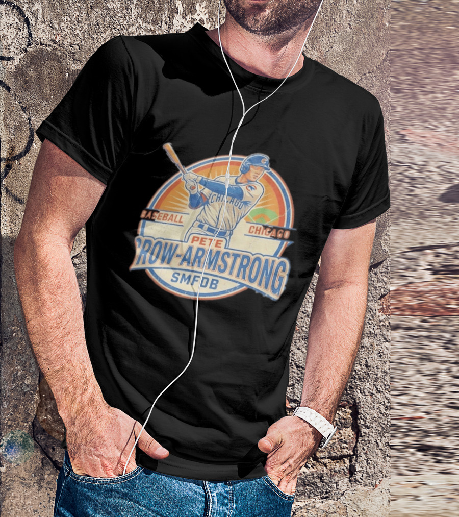 Pete Crow Armstrong Baseball Chicago Cubs SMFDB T-Shirt