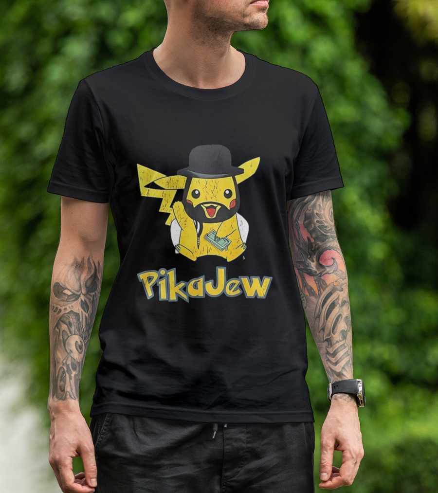 PikaJew And Niggachu Pokemon T-Shirt