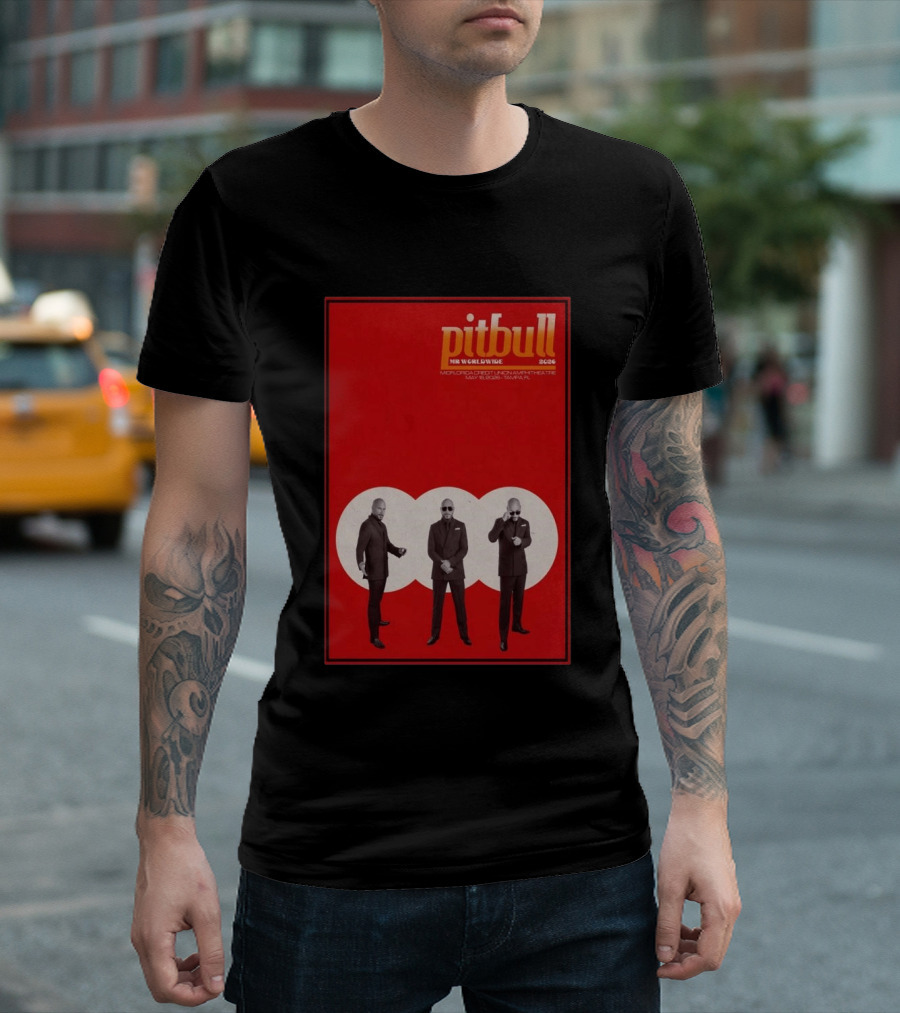 Pitbull Mr. Worldwide 2026 Midflorida Credit Union Amphitheatre May 16 Tampa FL T-Shirt