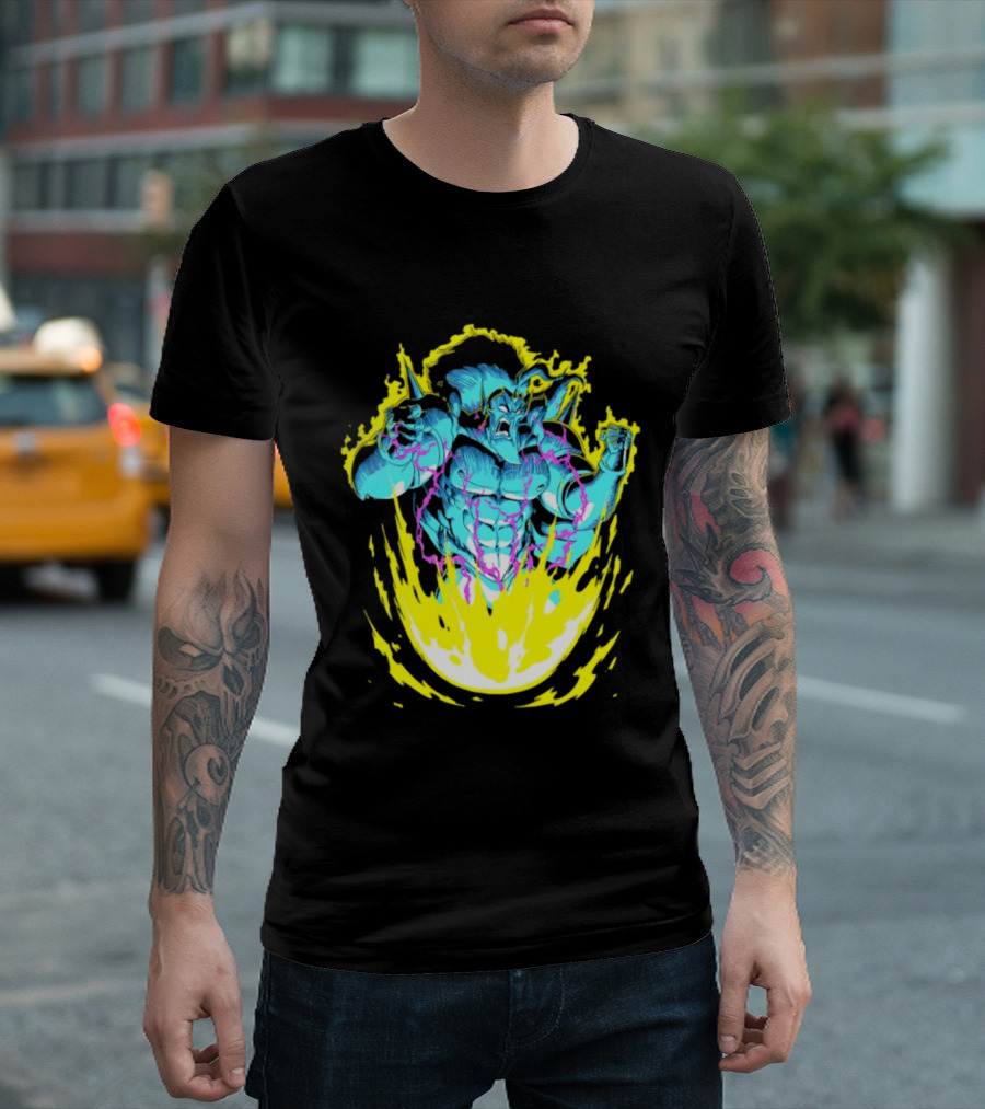 Starbarians Killgar Killgarian Rage Burst With Electric Energy T-Shirt
