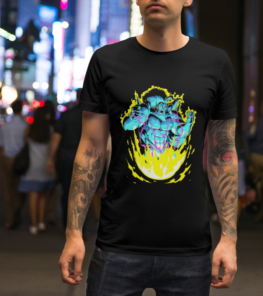 Starbarians Killgar Killgarian Rage Burst With Electric Energy T-Shirt