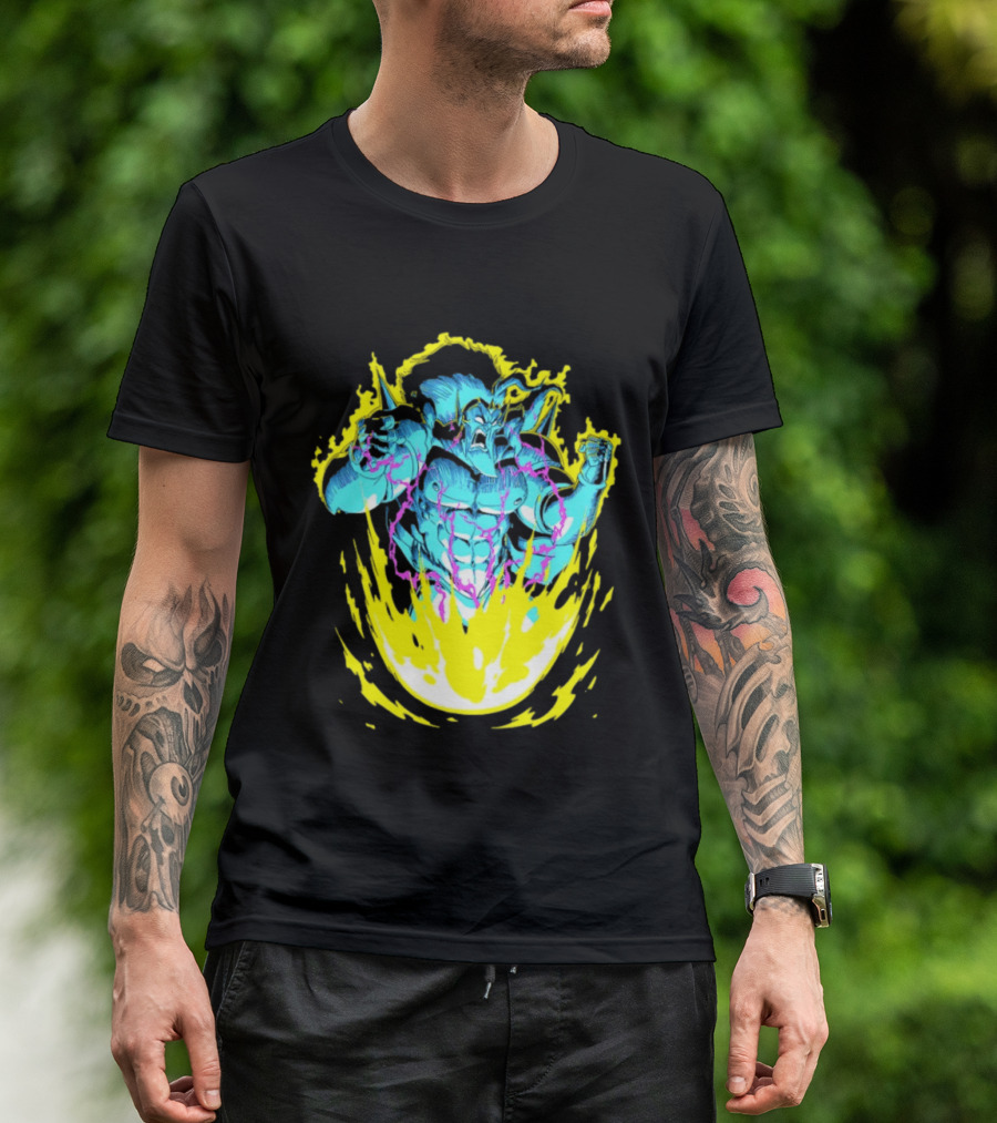 Starbarians Killgar Killgarian Rage Burst With Electric Energy T-Shirt