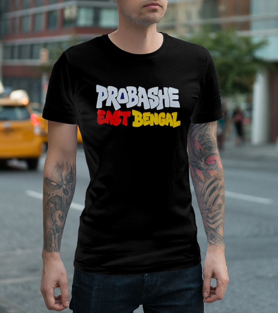 Probashe East Bengal Football Club Supporter T-Shirt