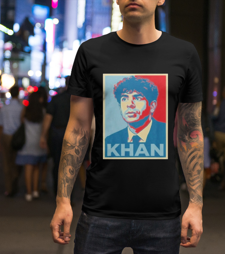 Tony Khan Hope Style Portrait KHAN T-Shirt